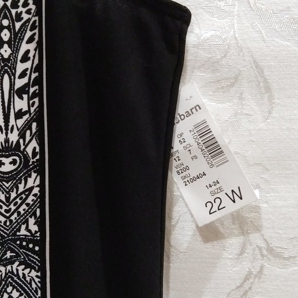 Floral Sleeveless Sheath Dress 22 Net Embroidered Neck Tribal Tropical Grunge - Picture 5 of 5